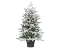 KARÁCSONYI MÛFENYŐFA 90CM CSERÉPBEN HAVAS 681146
