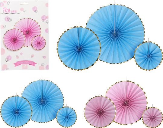 PARTY LEGYEZŐ X3 BABY PARTY MIX 076986