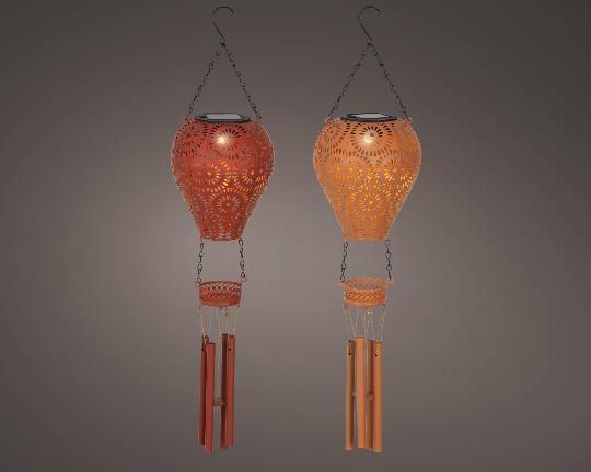 DEKOR SOLAR SZÉLCSENGŐ 56CM 891403 BARNA