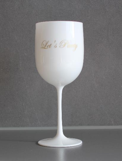 DEKOR POHÁR TALPAS WHITE/GOLD 67084