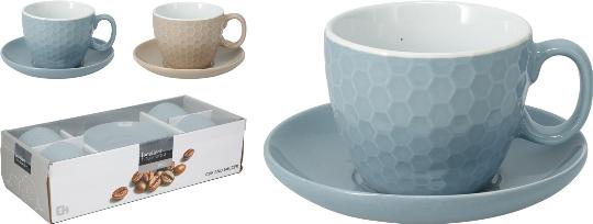 KERÁMIA CSÉSZE+CSÉSZEALJ X8 515581