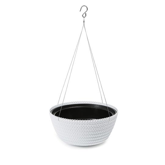 MÛANYAG TÁL JERSEY AKASZTÓS 30CM FEHÉR