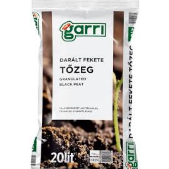 GARRI TŐZEG 20L DARÁLT FEKETE