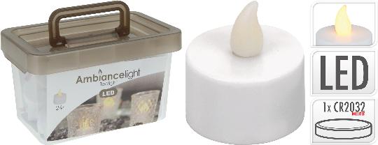 MÉCSES TEA LEDES X24 DOBOZBAN