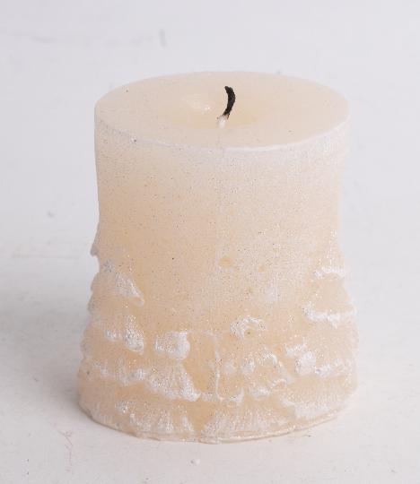 KARÁCSONYI GYERTYA 5X10CM FENYÖS BARACK 498748