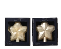 KARÁCSONYI CSÚCSDÍSZ CSILLAG 17CM PEARL 174306