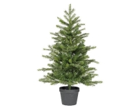 KARÁCSONYI MÛFENYŐFA 90CM CSERÉPBEN GREEN 680404