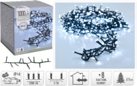 KARÁCSONYI ÉGÖSOR 1000LEDES FEHÉR 20M 470101