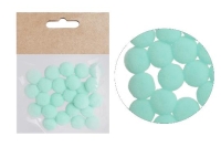 DEKOR GOLYÓ TEXTIL 1,5CM TÜRKIZ X24 068576