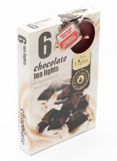 MÉCSES TEA ILLATOS X6 CHOCOLATE