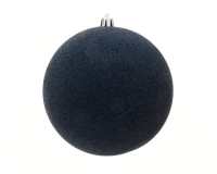 KARÁCSONYI GÖMB (1DB) 14CM POLYSTIROL 026425 NIGHT BLUE
