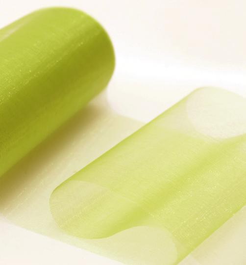 DEKOR ANYAG ORGANZA 47-50CMX10M 52-KIVIZÖLD
