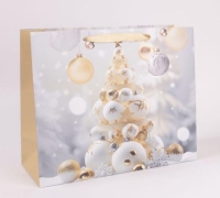 KARÁCSONYI DÍSZTASAK 32X26CM GÖMBÖS 370942