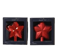 KARÁCSONYI CSÚCSDÍSZ CSILLAG 17CM CHRISTMAS RED 174302