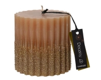 KARÁCSONYI GYERTYA HENGER 10X10CM BRANDY 212554