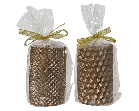 GYERTYA HENGER 6,5X10CM ESPRESSO MIX 207627