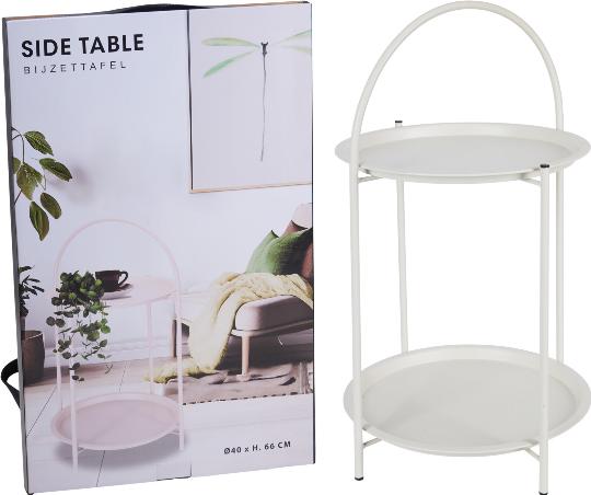 FÉM KIS ASZTAL 40X66CM 524693