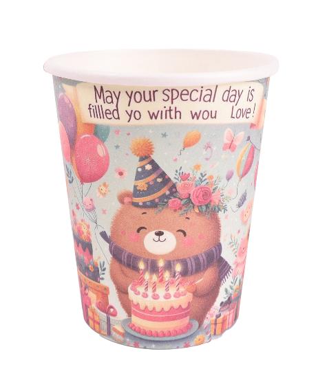PARTY POHÁR HAPPY BIRTHDAY MACIS X10 364345