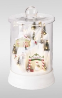 KARÁCSONYI VIL. ÜVEGBÚRA 33CM 550517