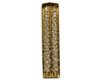 KARÁCSONYI GYERTYA FENYŐ 2,5X25CM X2 GOLD 200119