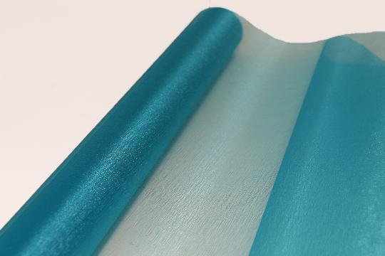 DEKOR ANYAG ORGANZA 23,5CMX10M 031 TÜRKIZKÉK