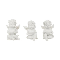 KARÁCSONYI POLY ANGYAL SZÍVVEL ÜLŐ 6,3CM DD65685