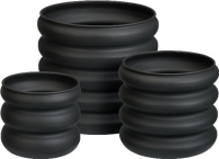 FÉM KASPÓ 29X29CM HULLÁMOS SZÜRKE 534326