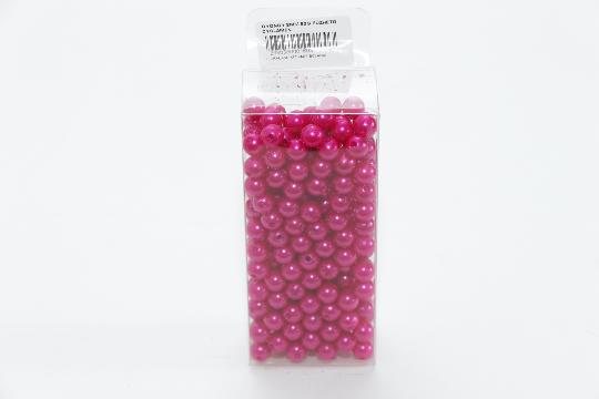 GYÖNGY 8MM 80G FÛZHETŐ CYCLAMEN-PINK