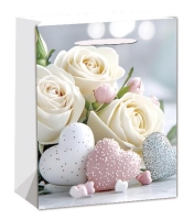 DÍSZTASAK 18X23CM RÓZSA+SZÍV 351089