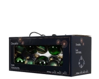 KARÁCSONYI GÖMB (20DB) PINE GREEN MIX 149609