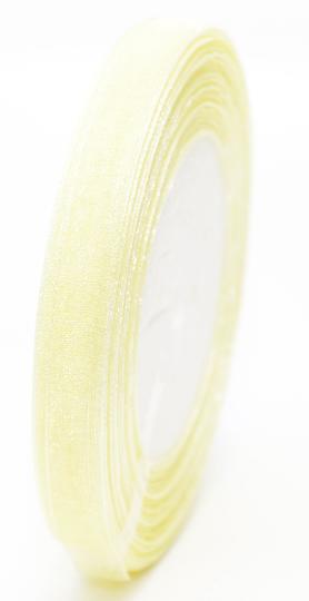 SZALAG ORGANZA 10MMX47M VILÁGOSSÁRGA