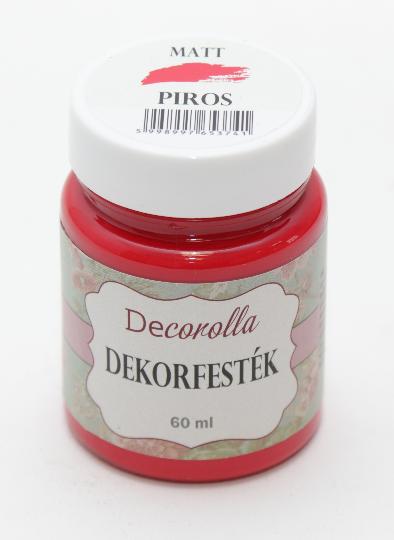 FESTÉK AKRIL MATT 60ML PIROS