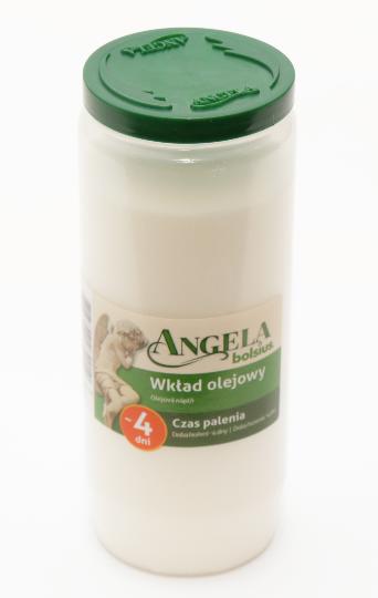 MÉCSES OLAJ ANGELA 4NAPOS ÉGÉSI IDÖVEL 230GR