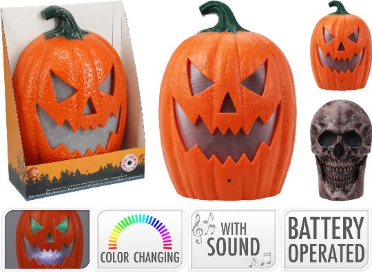 HALLOWEEN AJTÓ/ABLAKDÍSZ VILÁGÍTÓ/ZENÉLŐ 507036