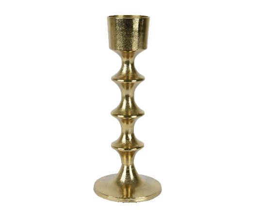 FÉM GYERTYATARTÓ 36CM GOLD 519155