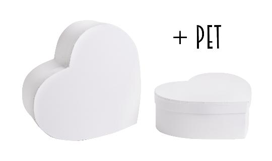 DÍSZDOBOZ SZÍV FEHÉR II. 391101