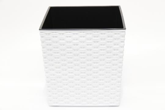 MÛANYAG KASPÓ JUKA RATTAN 30CM FEHÉR