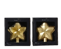 KARÁCSONYI CSÚCSDÍSZ CSILLAG 17CM LIGHT GOLD 174300