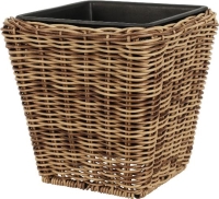 KOSÁR NÉGYZET RATTAN 18X18CM 094720