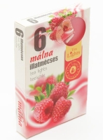 MÉCSES TEA ILLATOS X6 MÁLNA