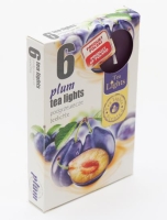 MÉCSES TEA ILLATOS X6 PLUM