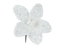 KARÁCSONYI MIKULÁSVIRÁG FEJ SZŐRMÉS X1 WHITE 708689