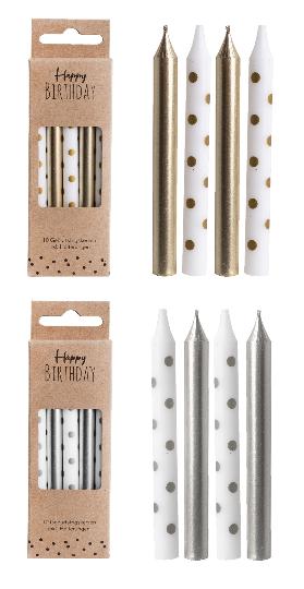 GYERTYA SZÜLINAPOS X10 497435