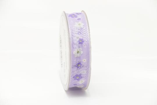 SZALAG PARTYTIME 25MMX20M 62 LILA VIRÁGOS