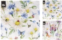 SZALVÉTA 33X33CM (16DB) VIRÁGOS 112466