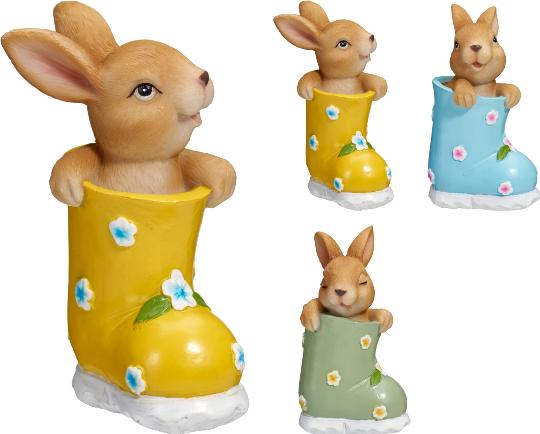 HÚSVÉTI POLY NYUSZI CSIZMÁBAN 12CM 531654