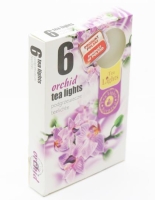 MÉCSES TEA ILLATOS X6 ORCHID