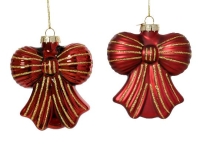 KARÁCSONYI FENYŐFA ÜVEGDÍSZ 123965 OXBLOOD MASNI