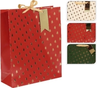 KARÁCSONYI DÍSZTASAK LARGE FENYŐS RED 548743