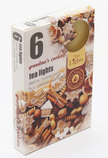 MÉCSES TEA ILLATOS X6 GRANDMA S COOKIES